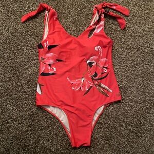 Albion Belle One Piece Swimsuit, Pink Lily